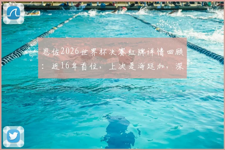 恩佐2026世界杯决赛红牌详情回顾：近16年首位，上次是海廷加，深度对比两代罚下球员